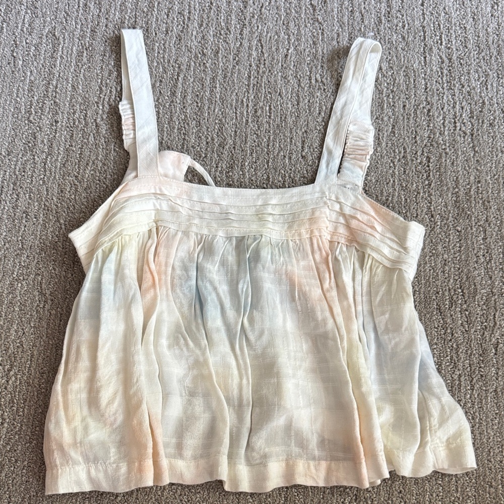 AEO Pastel Flowy Tank Top